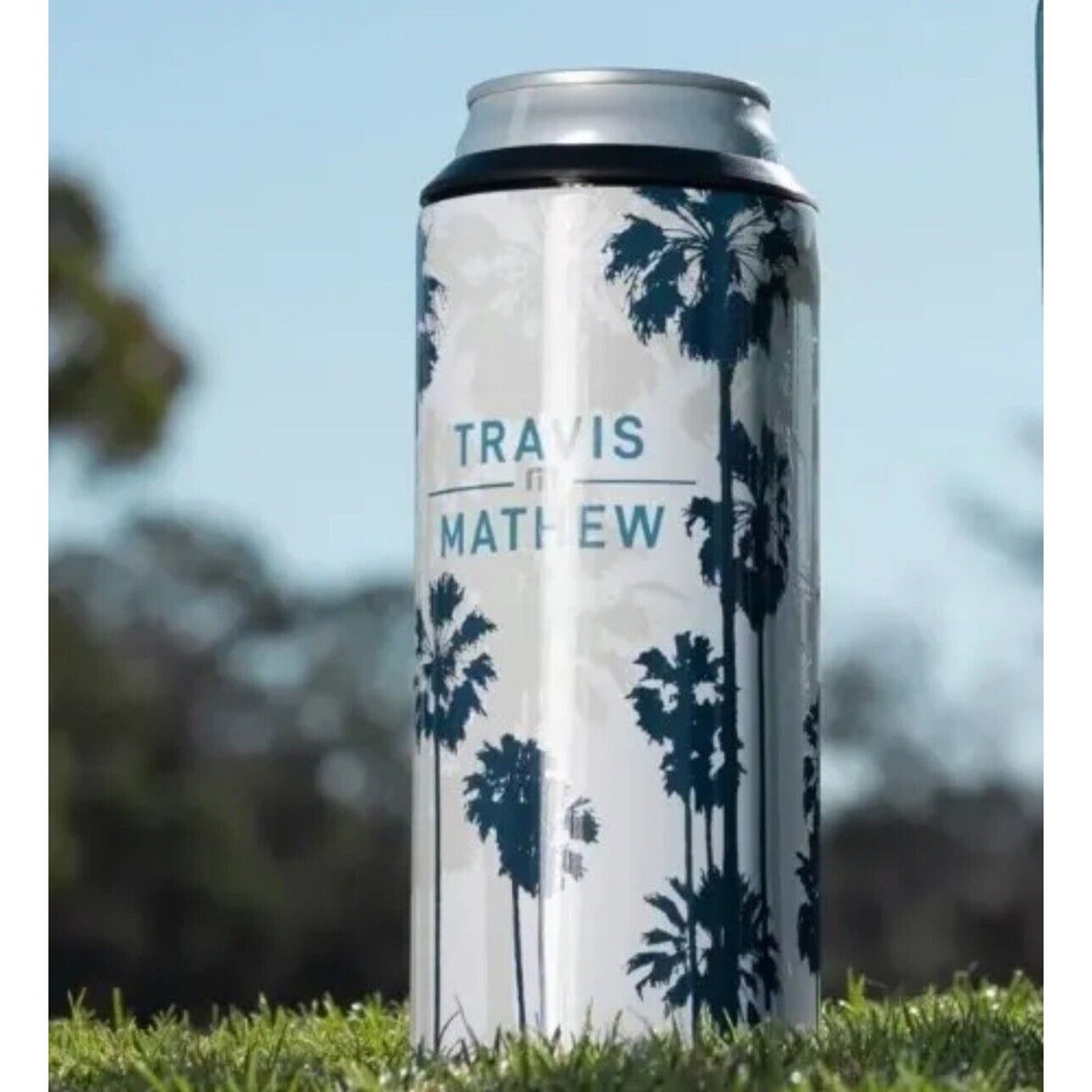 NEW Travis Mathew x Corkcicle Golf Slim Can‎ Cooler Holder Beer Seltzer Koozie